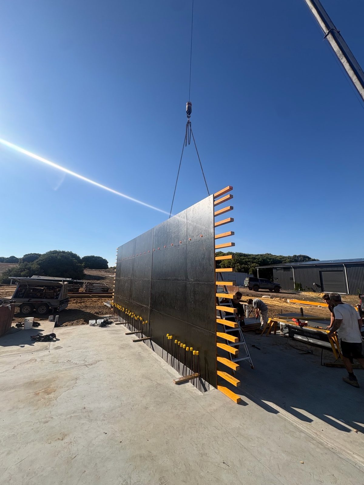Zorzi Homes 5m concrete shutters | Margaret River